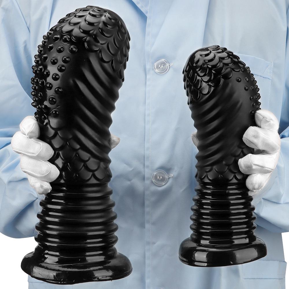 9.5cm Giant Textured Anal Plug – Extra Large, Super Wide Stretching Butt Plug for Fisting, Extreme Anal Expansion (Men & Women)
