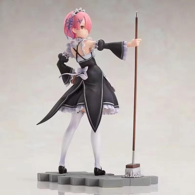 Re: Life In A Different World From Zero Series Rem Ram Cute Girl Maid Pvc Figure Toys Collect Decoration Anime Festival Gifts