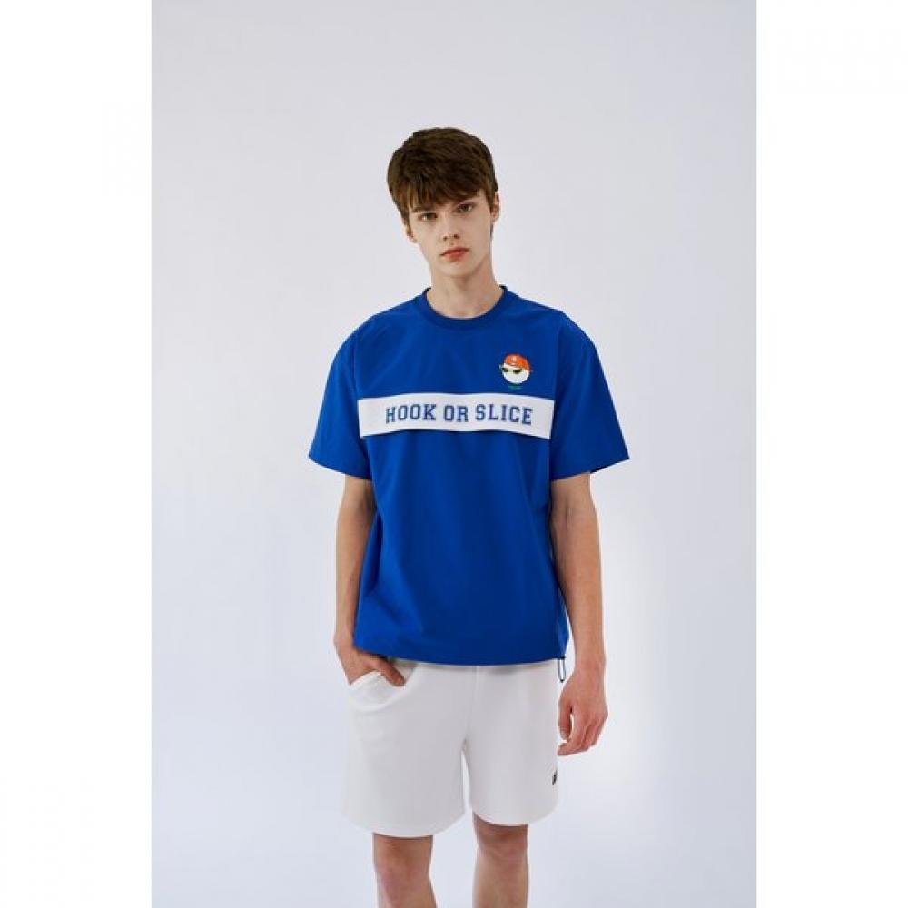 Goxo Woven PockeT T shirT Hook Slice Blue L(100)