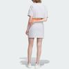 Adidas Originals Collegiate Dress Letter Logo Print Slim Fit Color Block Sports College Style Short Sleeve Dress Women Dresses Light-Gray IU4771