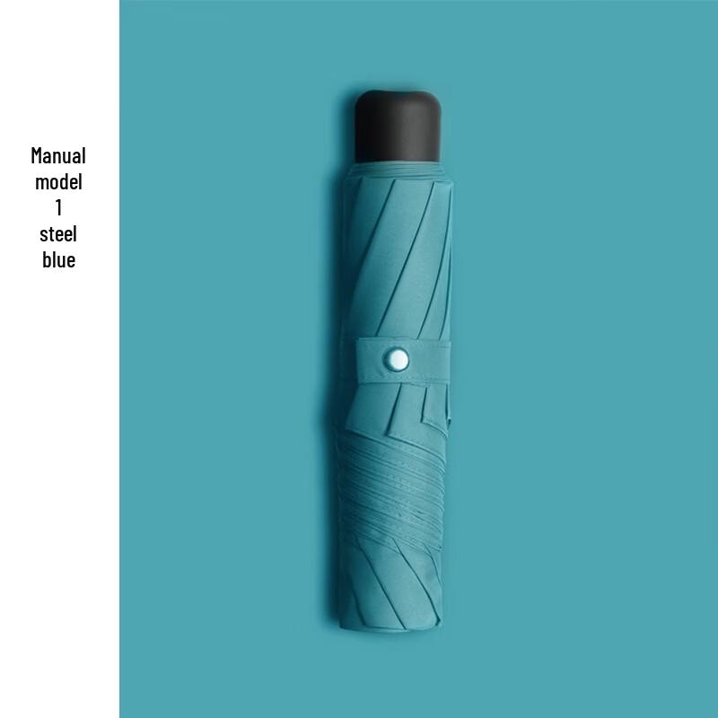 MARYYA Large Windproof UV Protection Folding Manual Umbrella