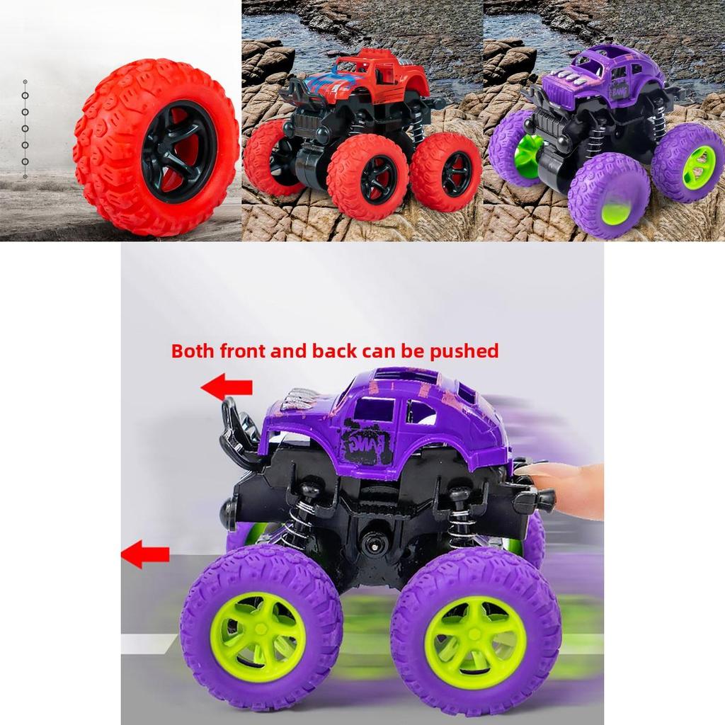Off Road Inertia Rc Car With Rotating Stunt Features For Kids Indoor Play