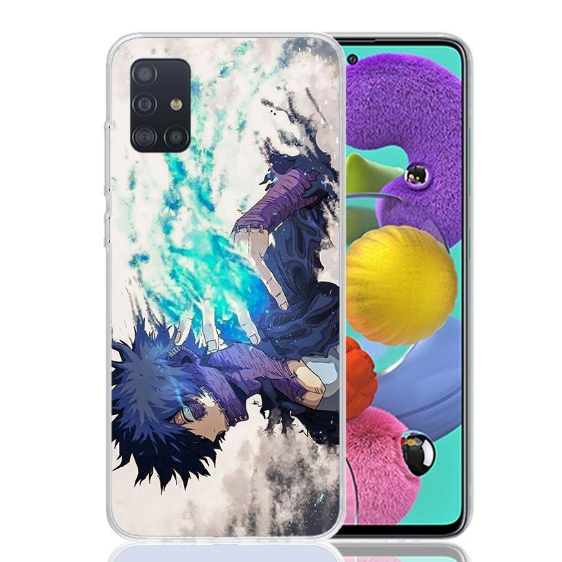 My Hero MHA Dabi Bnha Phone Case For Samsung Galaxy A52 A32 A22 A12 A02S A50S A30S A51 A31 AA71 Note 20 Ultra 10 S10 Plus Galaxy