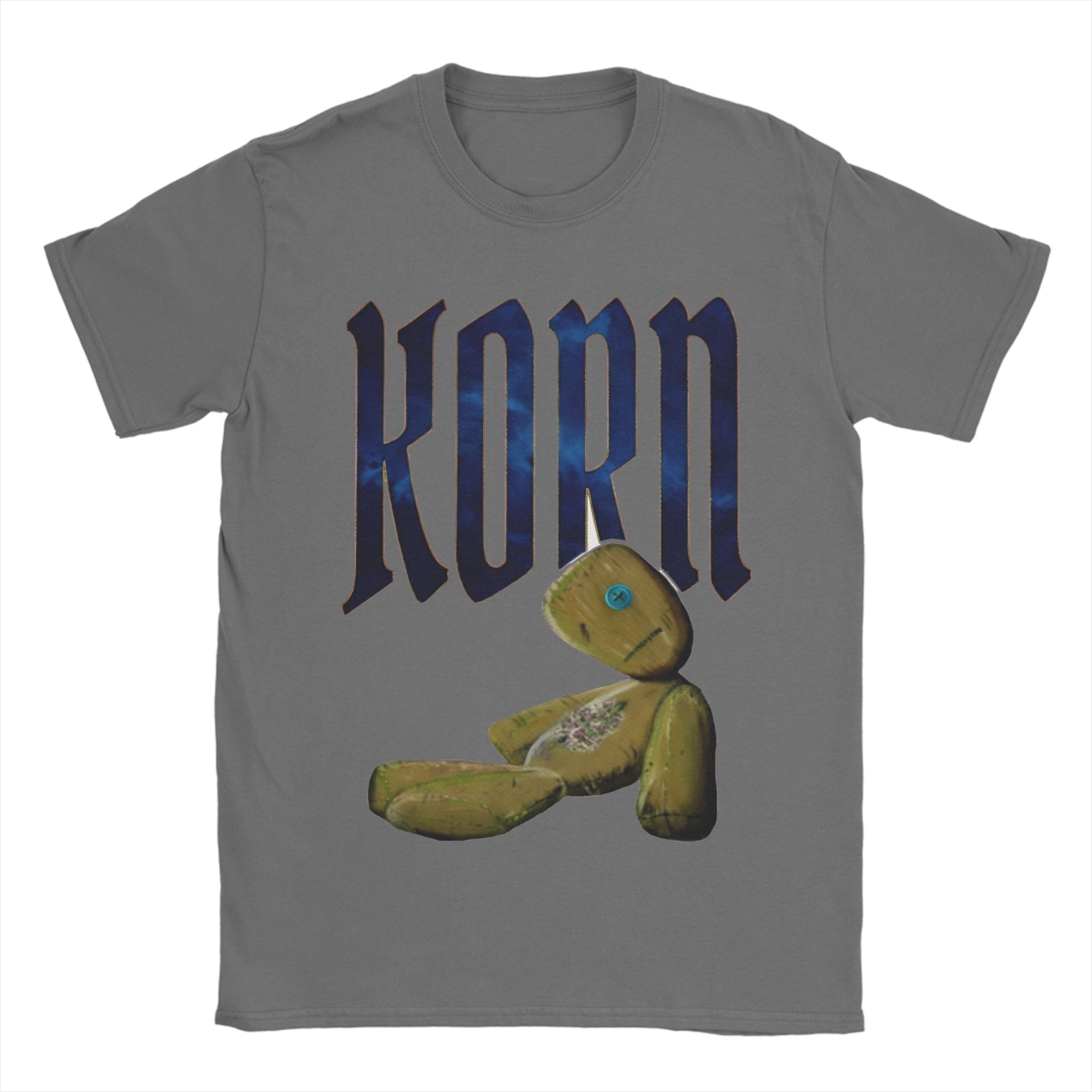 korn rock band  Tee Shirt for Men Women Graphic T Shirts  Cotton Clothing 4XL