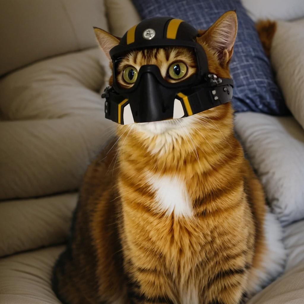 Cat Head Helmet, Cat Mask, Role Playing Hat, 3D Printed Toy, Fun Gift