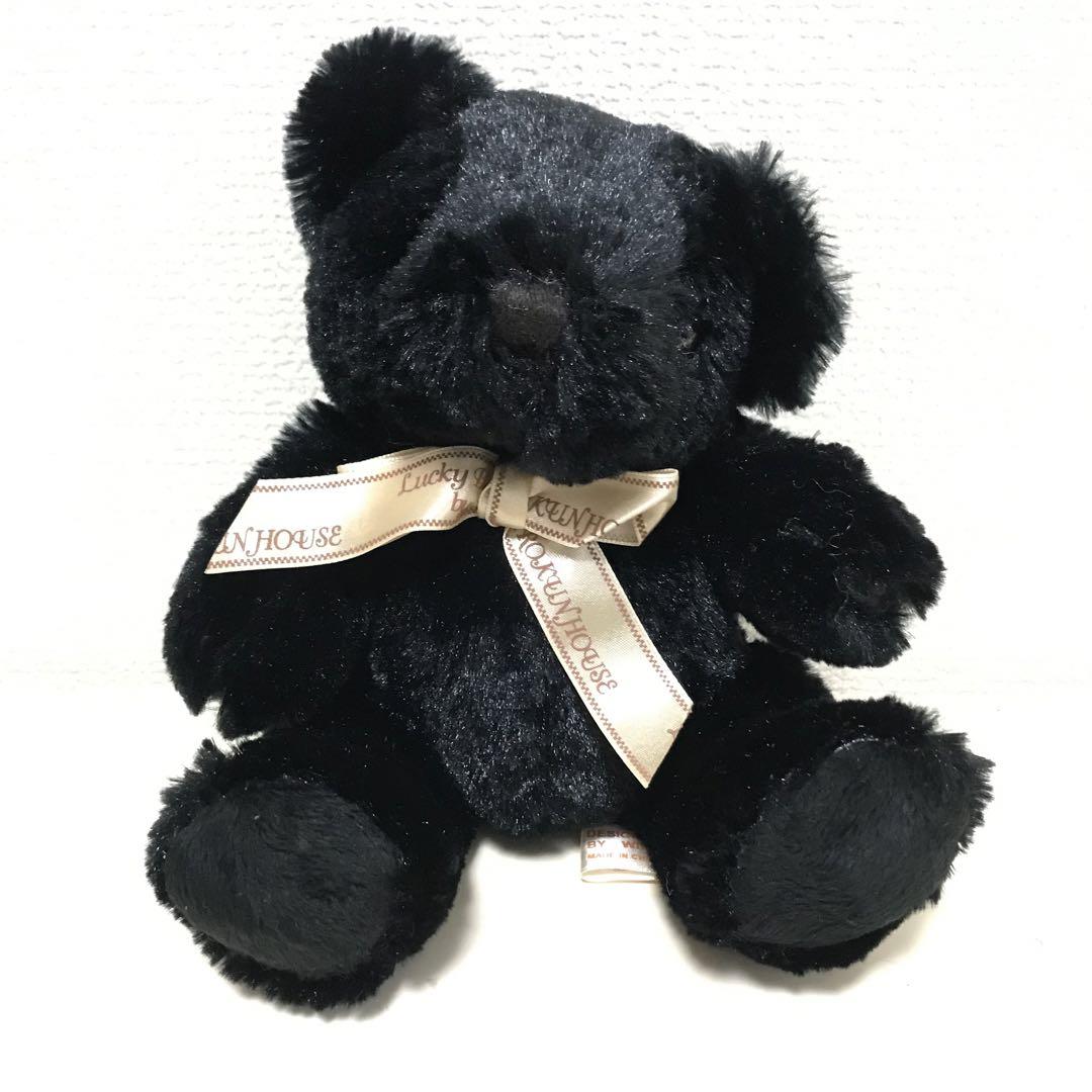 

[USED] Hirokun House HIROKUN HOUSE Plush Toy Teddy Bear Black
