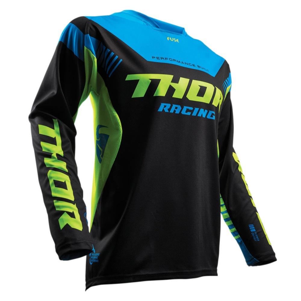 2024 heiß verkaufender THOR Downhill-Anzug Outdoor-Sport atmungsaktives langärmeliges T-Shirt Radsportanzug Offroad-Rennanzug