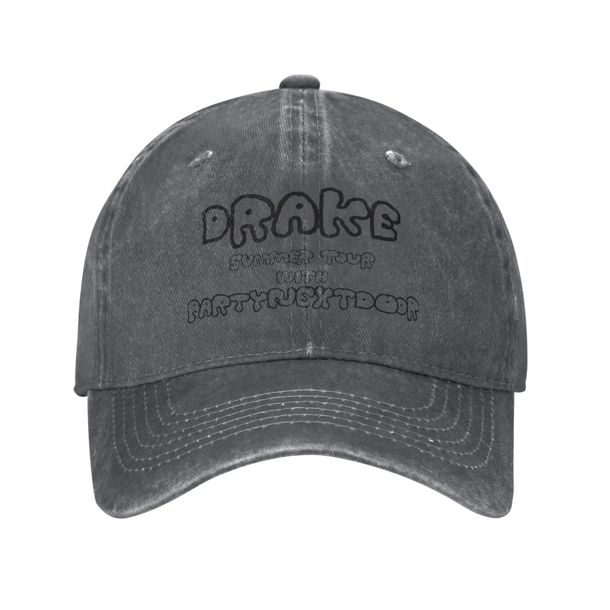 

Drakeed Europe Tour with Partynextdoor 2025 Baseball Caps Outfits for Unisex WoUnisex Adjustable Trucker Hat Adjustable