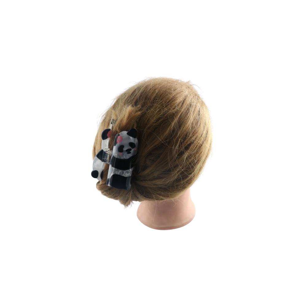 Mid Size Animal Shark Clip Cartoon Acetate Hair Clip Cute Panda Hair Claw  Party