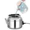 Large Capacity Stainless Steel Electric Kettle - Household Hot Water Boiler & Teapot