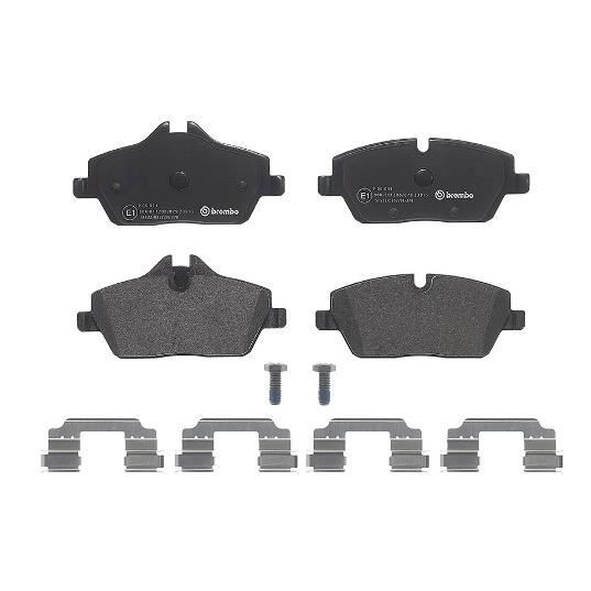 Brembo kit de plaquettes de frein p06034 - 4 pièces