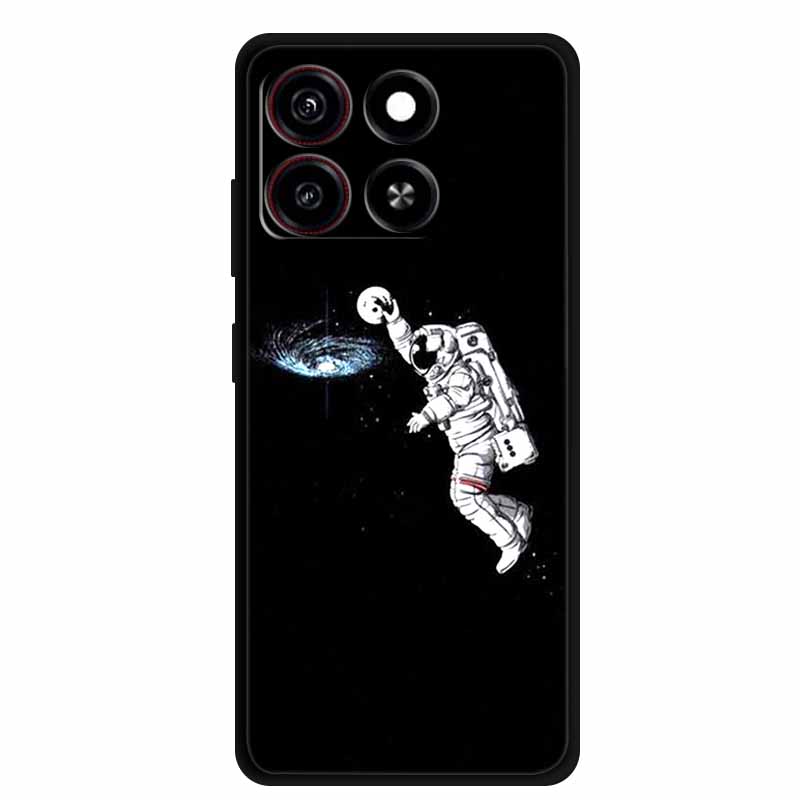 

For ZTE Blade A55 Case A 55 6.75 Black Silicone Soft Back Cover Case For ZTE Blade A35 Phone Case Cover A 35 Coque Shell Funda ZTE Blade A55