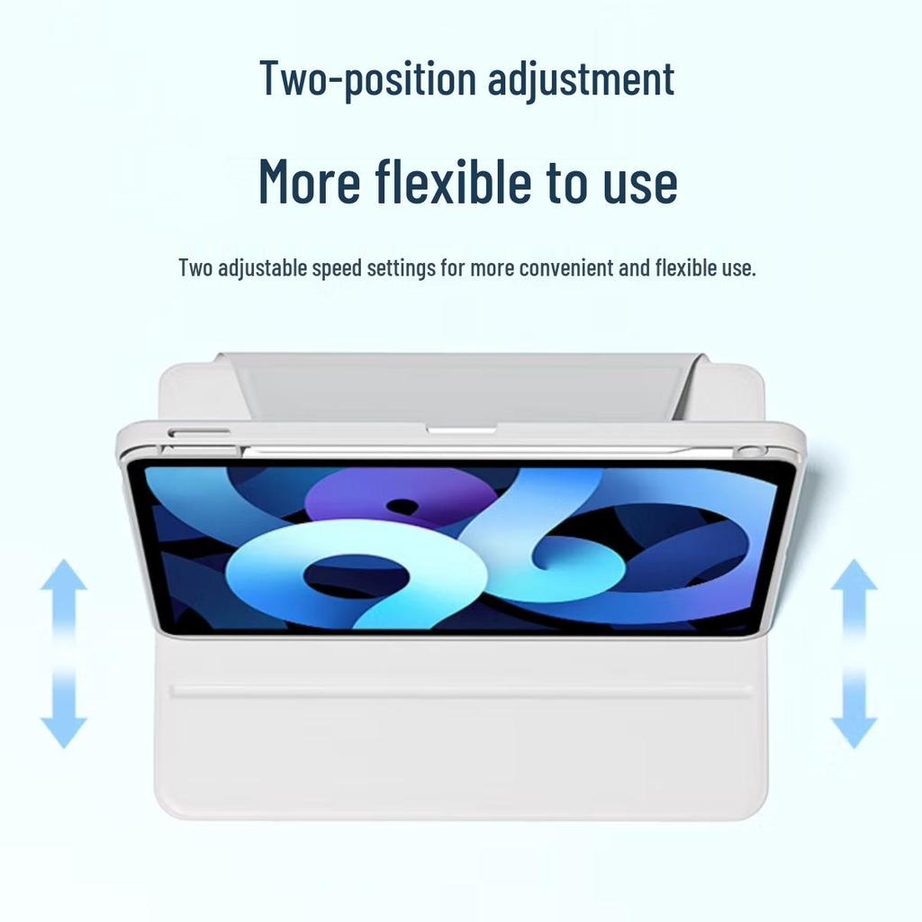 360° Rotating iPad Air 4/5 & Pro 13 Case with Adjustable 10.2/10.9 Inch Pen Slot