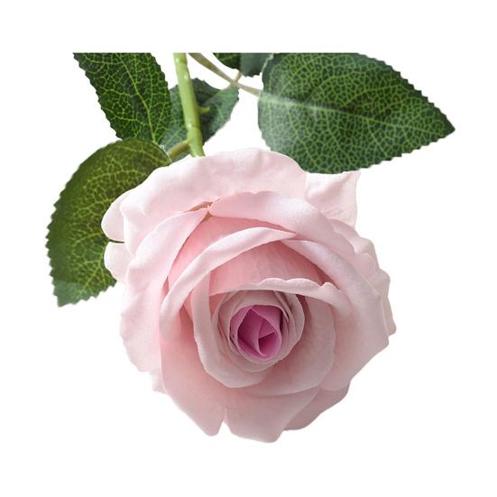 Artificial Rose Flower Realistic Long Stem Fake Silk Rose Bouquet for Party Home Wedding Centerpiece Office Table Decor