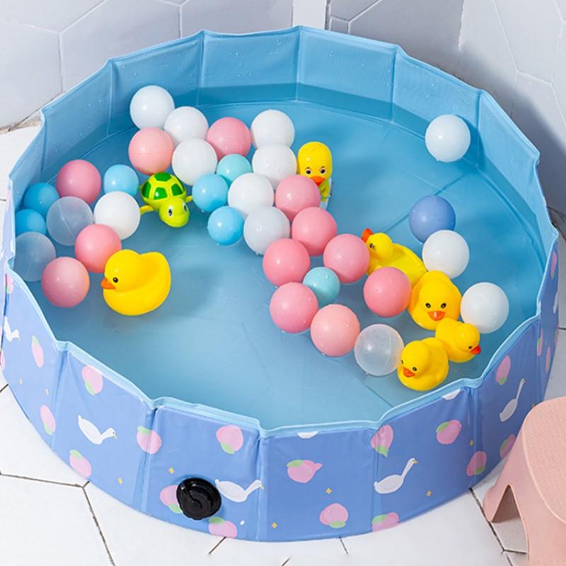 Ocean Ball Basseng Sammenleggbar Gratis oppblåsbar Bobo Ball Pool Baby Innendørs Sand Pool Spill Pool