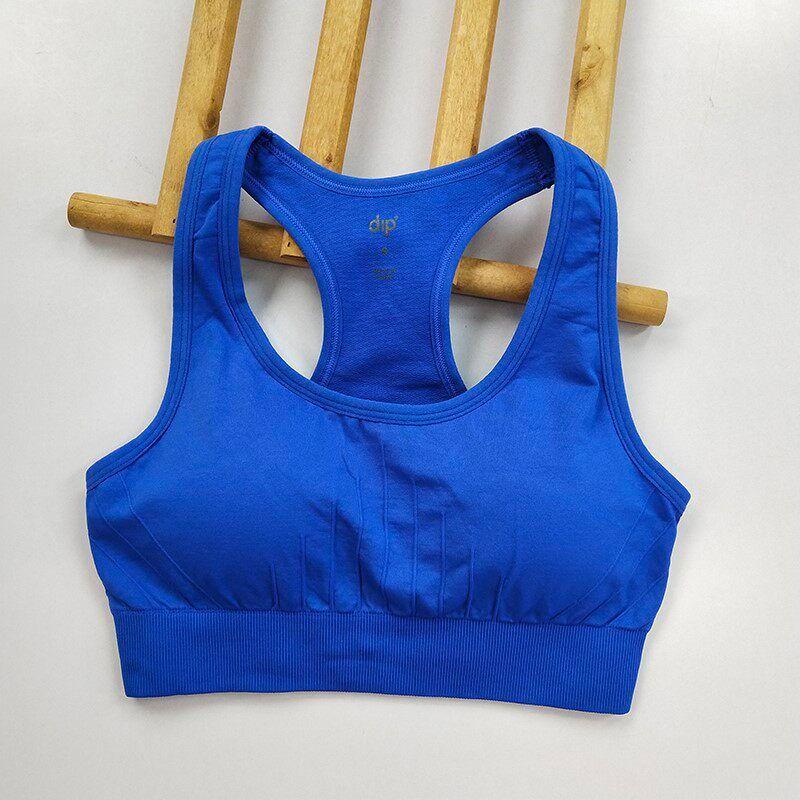 Bra Sexy Sports Running Bra Vest Yoga L Klein Blue
