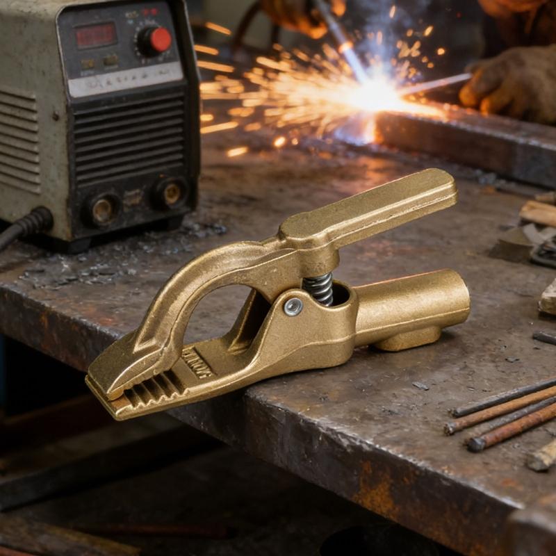 Industrial Copper Welding Ground Clamp Earth Clamp 300A 500A For Secure Electrical Connection And Durability