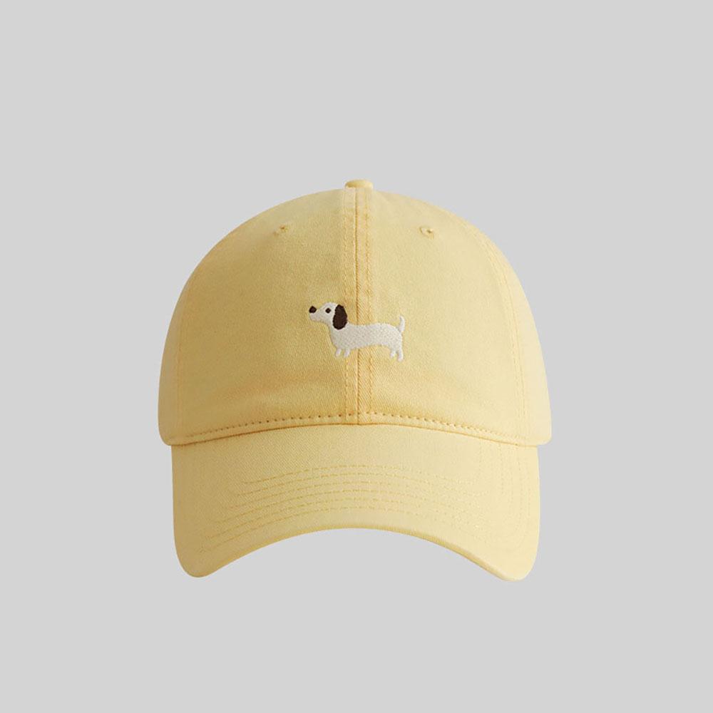 Dachshund Embroidery Baseball Hat Soft Big head circumference small face sunshade hat Suitable for Daily Leisure