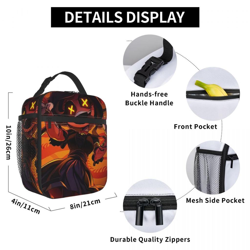 Cyn Murder Drones Spiel Isolierte Lunchtasche für Damen Büro Kühltasche Thermische Lebensmittelbox Tragbare Lunchboxen Behälter
