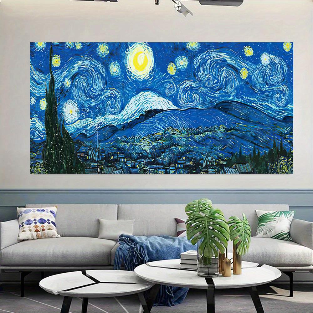 Van Gogh Abstract Starry Sky Canvas Posters and Prints Impressionist Art Pictures For Living Room Home Decor