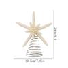 Star Fish Tree Top Ornament Christmas Tree Star Decorations for Christmas Tree Embellishments Winter Holiday Decoration