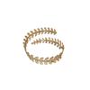 Blatt & Zweig Armreif: Luxuriös, Einzigartiges Design, Vielseitiges Armband im Cold Style
