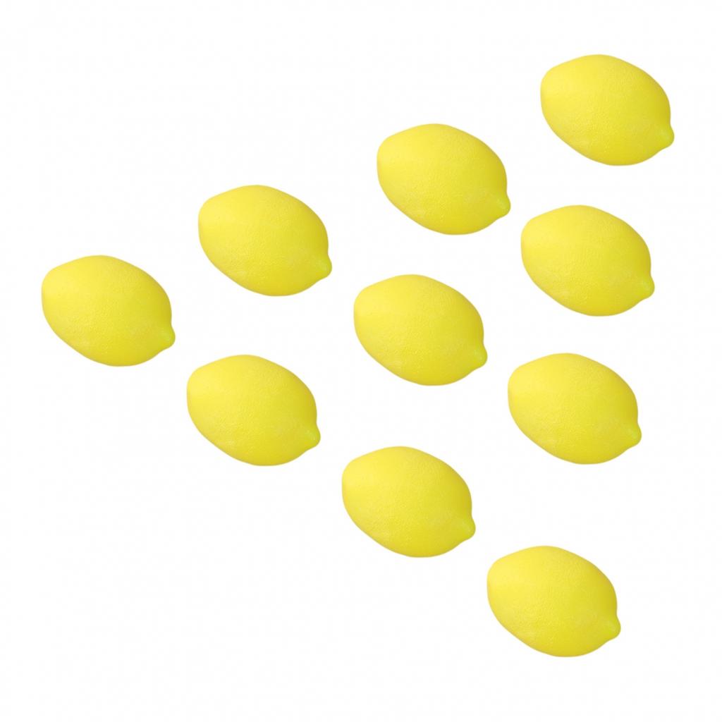 Artificial Lemon Decor Fake Lemon Props Foam Fruit Model