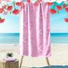 Pink Panther Print Beach Towel, Large Soft Quick Dry Towel for Beach Camping Swimming