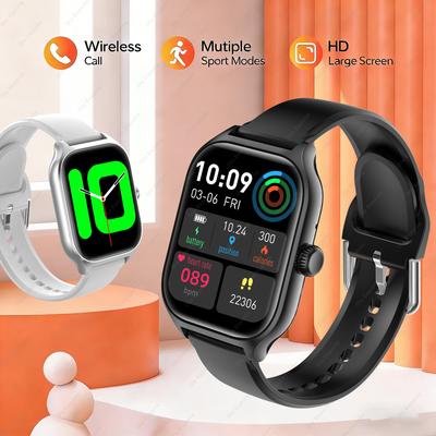 Bluetooth Call Smart Watch Men Women Heart Rate Blood Pressure Oxygen Monitor IP68 Waterproof Sports Fitness Tracking Smartwatch