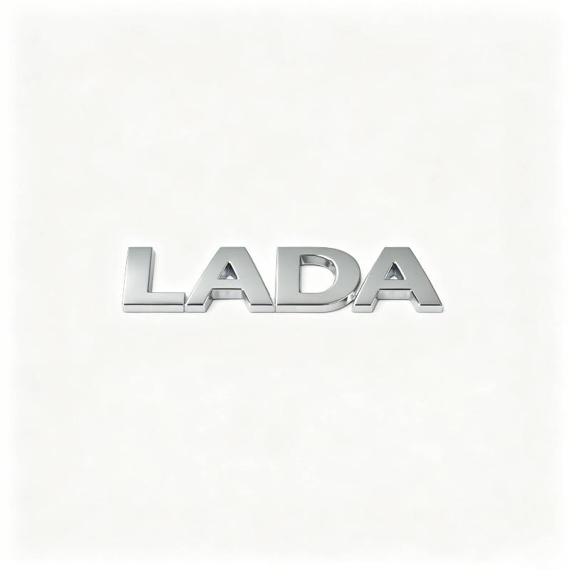 LADA Персонализированная модификация 3D трехмерная металлическая наклейка на автомобиль задняя наклейка буквенная наклейка