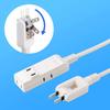 Sanwa Supply Power Strip with Foldable Swing White TAP-M802W 4-Outlet Micro/Mobile 0.2m Plug,