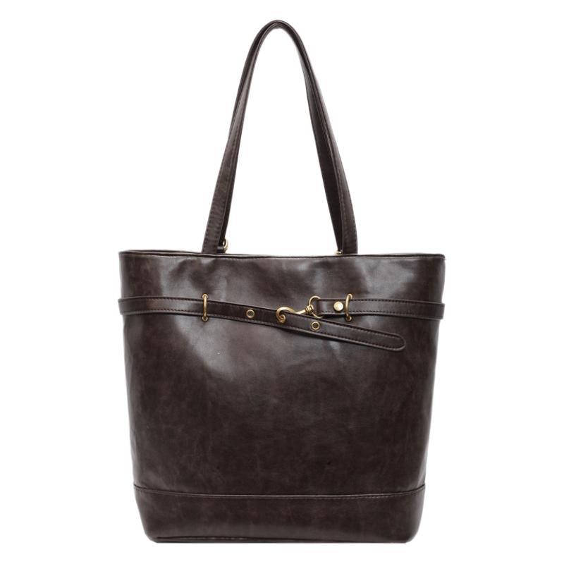 2025 autumn and winter new personalized retro smudge high-end sense one pack multi-back deformation bucket backpack messenger bag tide