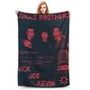 Vintage The Eras Tour 2023 Jonas Brothers JB The Album Blanket Flannel Sofa Throw Blanket for Bedroom Travel Throws Bedspread