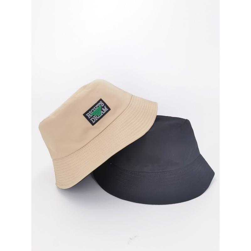 Summer New Triangular Letter Fisherman Hat Children Trendy Brand Thin Temperament Sunshade Sunscreen Bucket Basin Hat