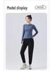 Damen Schnelltrocknendes Slim Fit Outdoor-Sportoberteil – Langarm Yoga & Lauf-Reißverschlusshemd