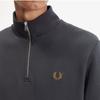 Fred Perry [baseline] Half Zip Up Sweatshirt  V07  Afpm2413574 V07