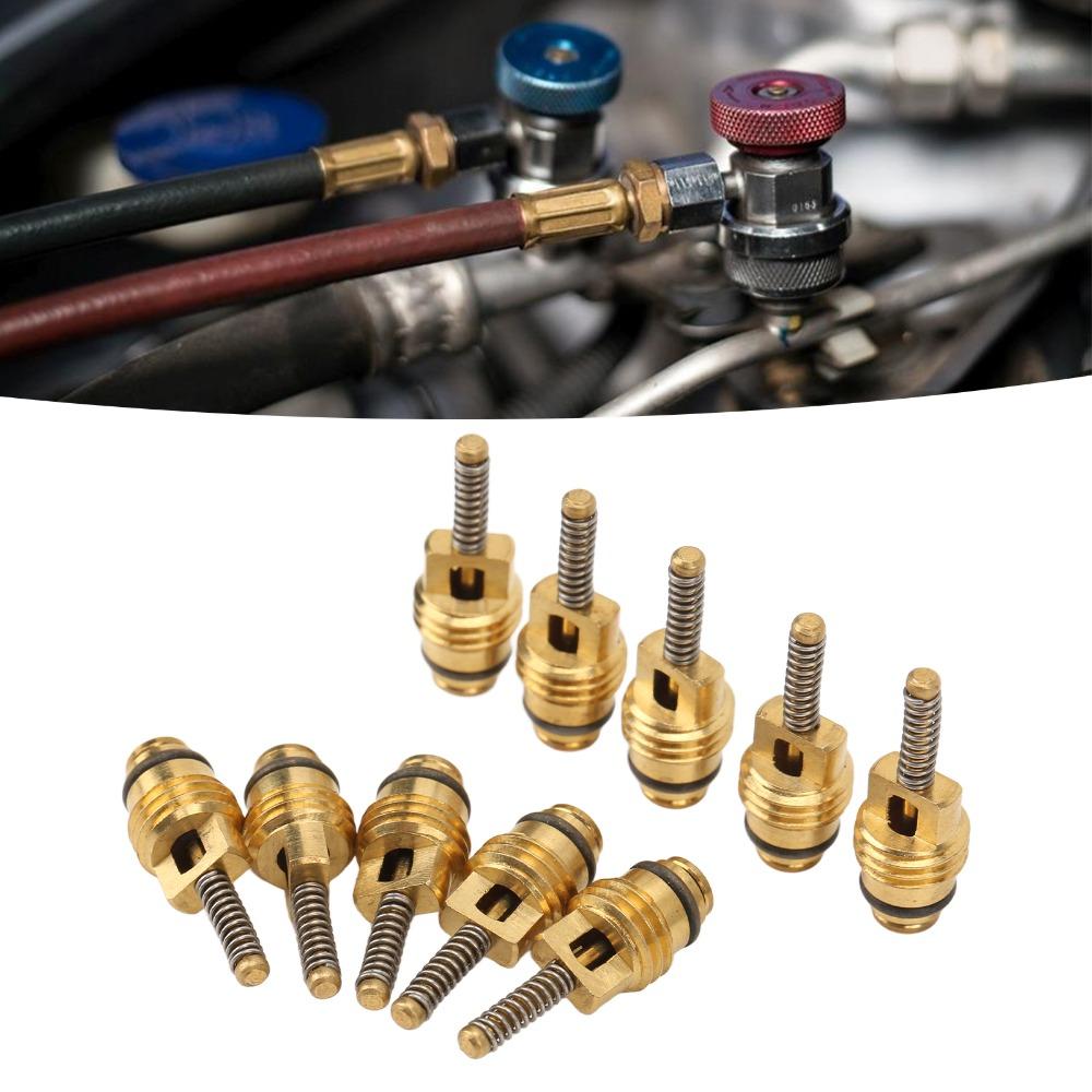 20PCS Multi Sizes Car Air Conditioning Valve Core A/C Schrader Valve Core  Auto Shop