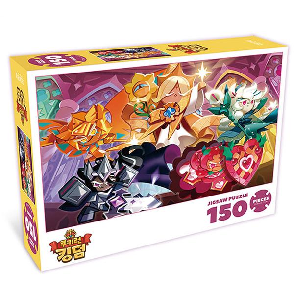 Daewon&Book Cookie Run Kingdom Floating Castle Jigsaw Puzzle, 150 Pieces, Mixed Colors Jigsaw Puzzle, Childrens Games, Korean Educational Toys