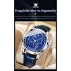 OLEVS New Business and Leisure Watch Automatic Mechanical Starry Sky Second Dial Luminous Men's Watch