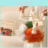 Multipurpose Pvc Storage Basket With Handle For Bedroom And Desk Use