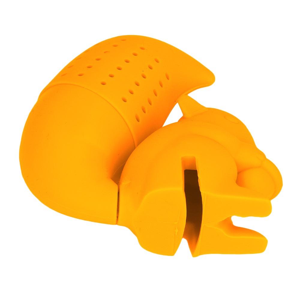 Food Grade Squirrel Tea Strainer Squirrel Shape Silicone Tea Strainer Tea Brewing