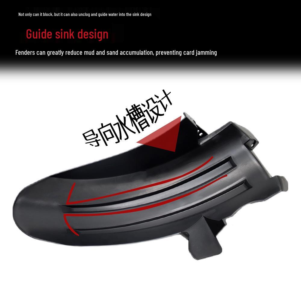 Zongshen 368G 24-25 Rear Mudguard: Expanded, Waterproof, Splash-proof Modification Accessory