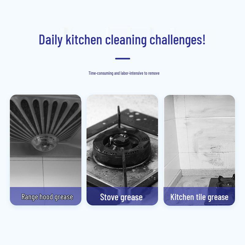 Jiesiguo Kitchen Range Hood Oil Stain Remover Foam Cleaner