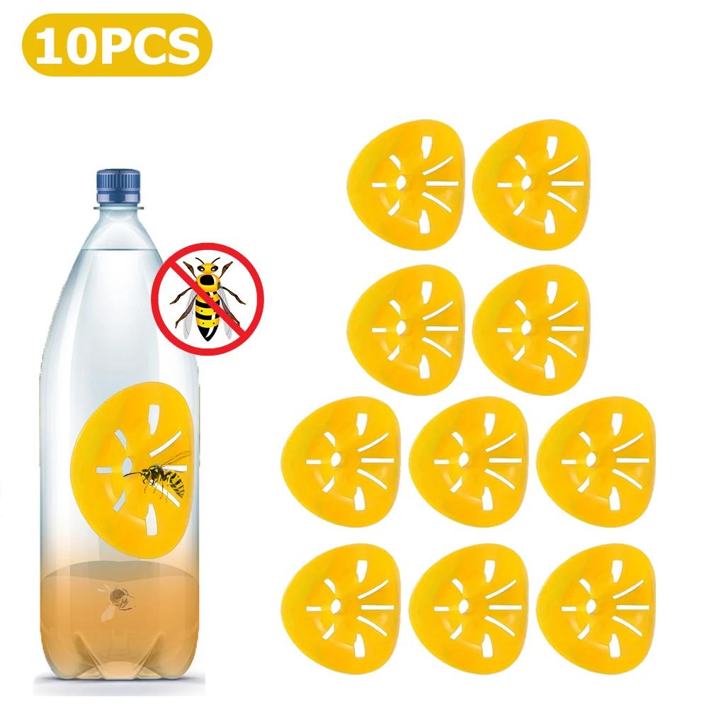 

20-5 шт. Многоразовая ловушка для ос, воронка для насекомых, убийца, ловушка для цветов, пчел, шершней, пластиковая бутылка, ловушки для ос, инструмент для борьбы с садовыми вредителями 10 PCS