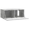 Wall Mounted TV Cabinet Concrete Grey 78.5 x 41 x 30 cm