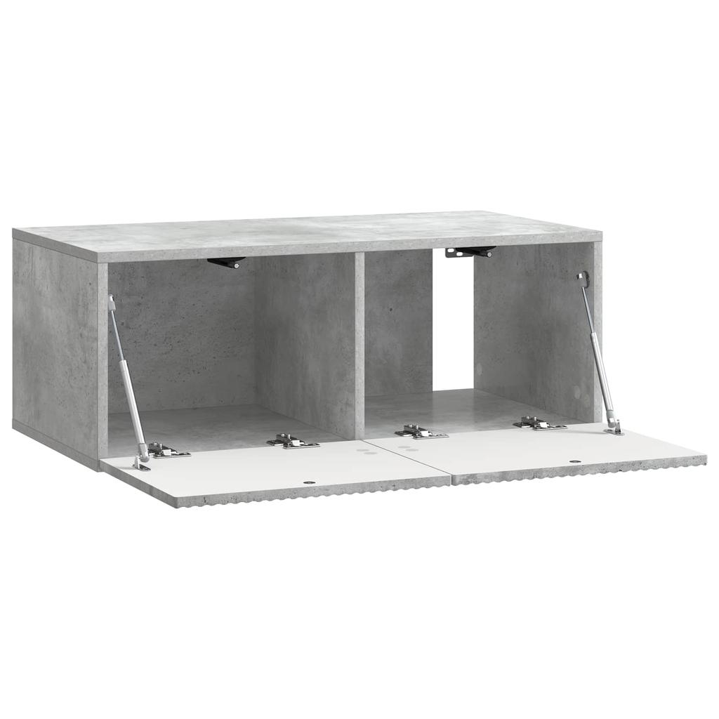 Wall Mounted TV Cabinet Concrete Grey 78.5 x 41 x 30 cm