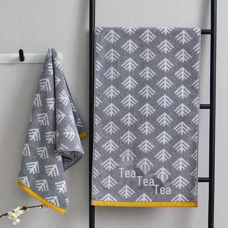Custom Embroidered No-Lint Absorbent Towel - Soft, Thick, Pure Long-Staple Cotton for Home & Couples.