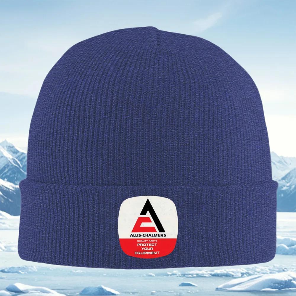 New Red A Black Triangle Design Logo Unisex Women Unisex Knitted Hat Beanie Pullover Cap Winter Thermal Warm Christmas Outdoor Cycl
