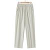 Spring/Summer 2026 Women's Versatile Casual Pants: Loose Straight-Leg, Elastic Waist, Perfect for Middle-aged & Elderly Moms