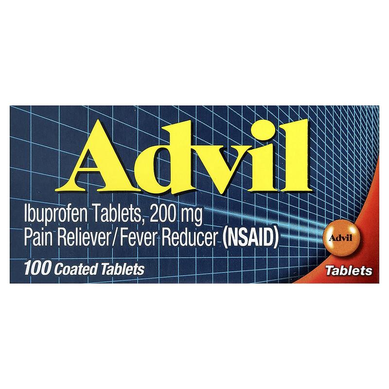 Comprimés d'Ibuprofène, 200 mg, 100 Comprimés Pelliculés